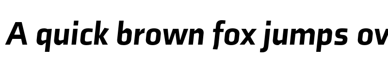 Preview of Axia Black Italic font