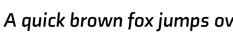 Preview of Axia Bold Italic font