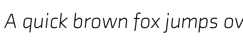 Preview of Axia Light Italic font