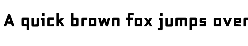 Preview of Axial cut Bold font