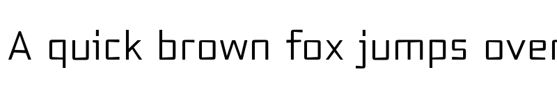 Preview of Axial cut Regular font