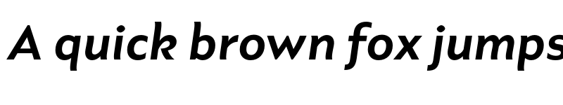 Preview of Axios Pro Itallic Bold Italic font