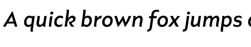 Preview of Axios Pro Itallic Medium Italic font