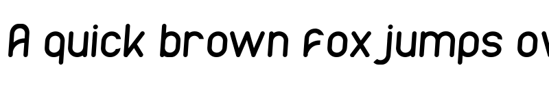 Preview of AXTON DEMO Italic font