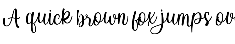 Preview of Ayanalove Regular font