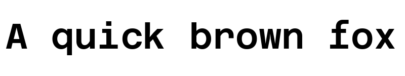 Preview of Azeret Mono SemiBold font