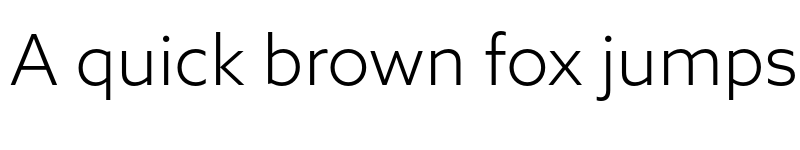 Preview of Azo Sans Light font