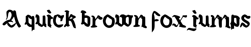Preview of b Bendahara Regular font
