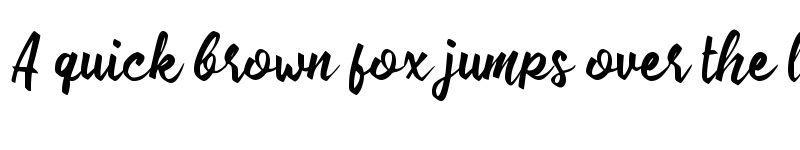 Preview of b Bikin Coffee Regular font