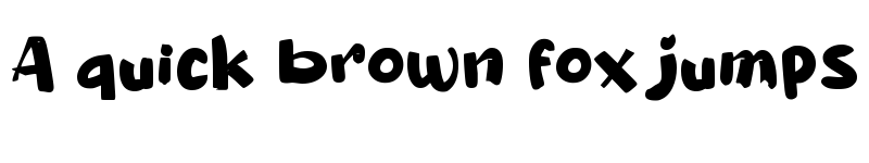 Preview of b Bobby Donut Regular font