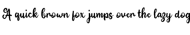 Preview of b Bright Nature Regular font