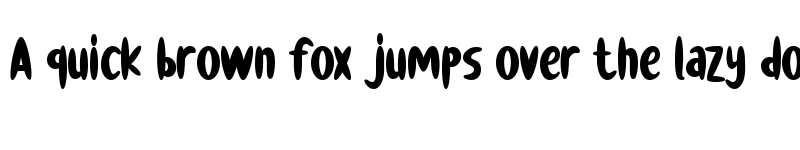 Preview of Baby Boss Regular font