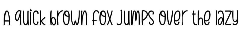 Preview of Baby Danilla Regular font