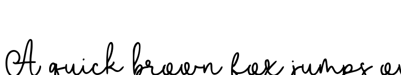 Preview of Baby Mayora Script Regular font