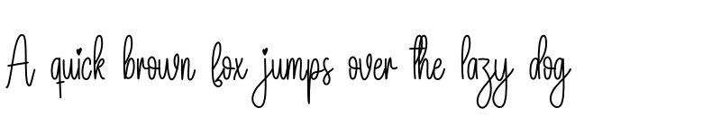 Preview of Baby Spring Regular font