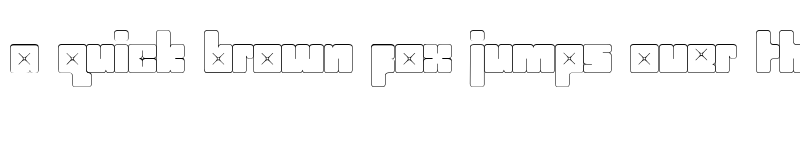 Preview of babybox Regular font