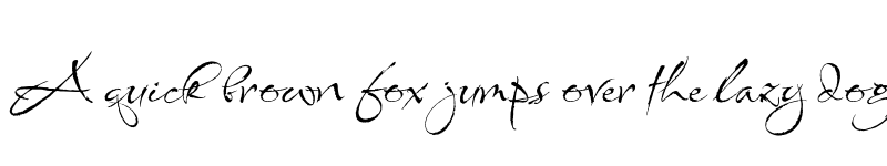 Preview of Babylonica Regular font