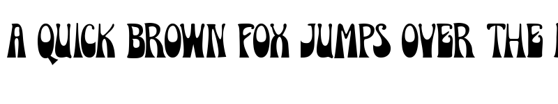Preview of Bacesy Display Regular font