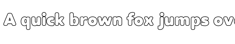 Preview of Back Groove Outline Bold font