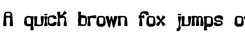 Preview of Backlash (BRK) Regular font