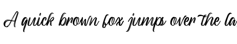 Preview of Backrush Regular font