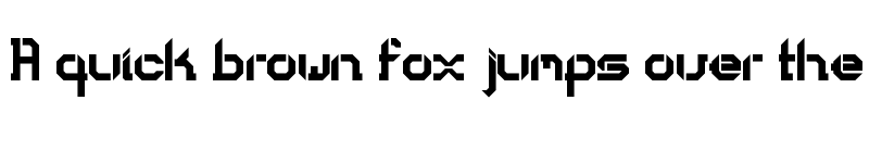 Preview of bad bold college Regular font