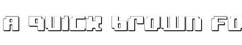 Preview of bad robot 3d 3d font