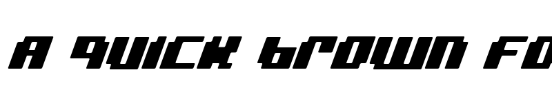 Preview of bad robot italic Italic font