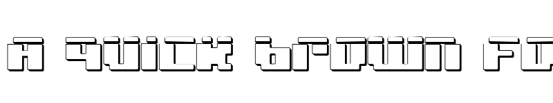 Preview of bad robot laser3d Laser3d font