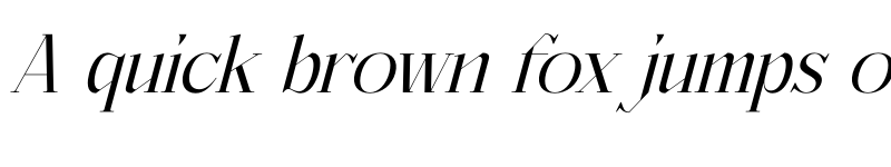 Preview of Badgline Italic font