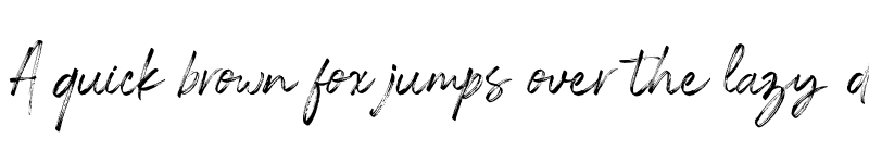 Preview of Badlooking Brush Regular font