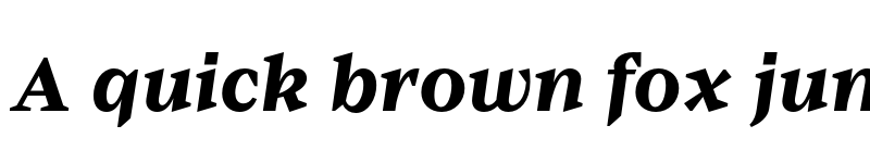 Preview of Baghira Test Bold Italic font