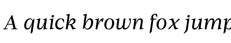 Preview of Baghira Test Regular Italic font