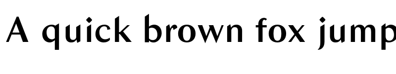 Preview of Bagnard Sans Regular font