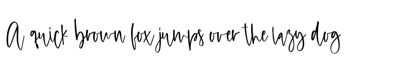 Preview of Bahamia Personal Use Only Regular font