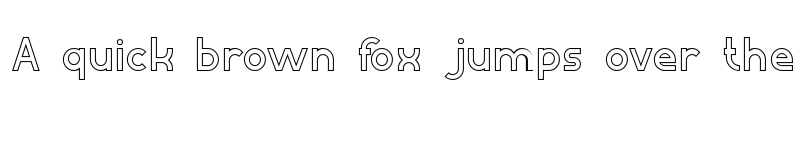 Preview of Bahasa Indonesia-Hollow Regular font