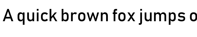 Preview of Bahnschrift Regular font