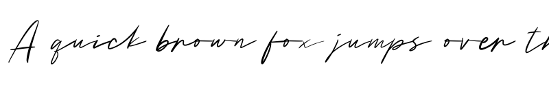 Preview of Bahttra_Signature Regular font