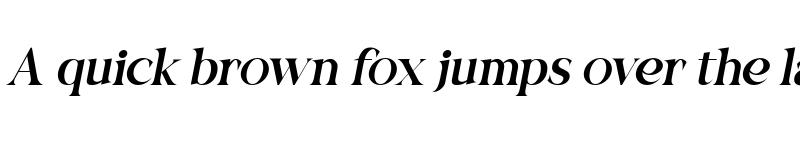 Preview of Baikly Italic font