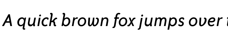 Preview of Bailey Sans ITC Com Book Italic font