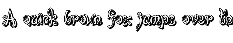 Preview of Bajareczka Shadow Regular font
