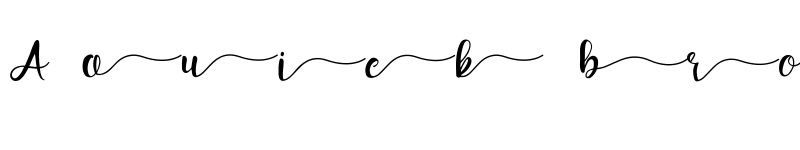 Preview of Bakery Script ALT SS01 Regular font