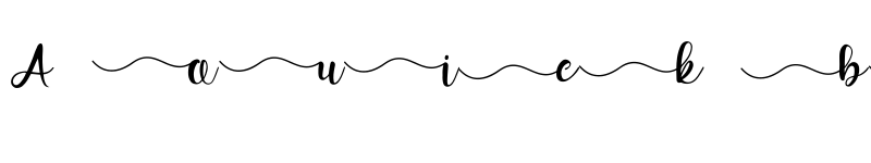 Preview of Bakery Script ALT SS02 Regular font