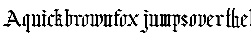 Preview of Baliga Blackletter Regular font