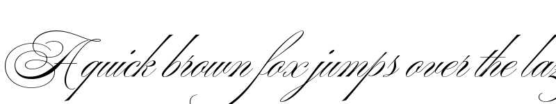 Preview of Ballet Regular font