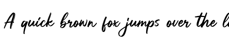 Preview of Balletic Regular font