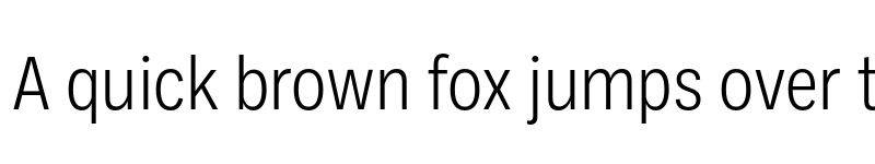 Preview of Ballinger Condensed Light font