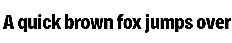 Preview of Ballinger Condensed X-Bold font