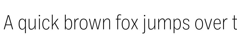 Preview of Ballinger Condensed X-Light font