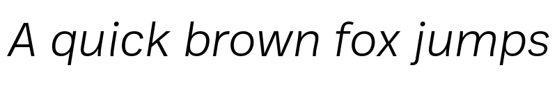 Preview of Ballinger Light Italic font